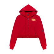 USC Trojans Women's Hype and Vice Cardinal Mia Full Zip Sweatshirt